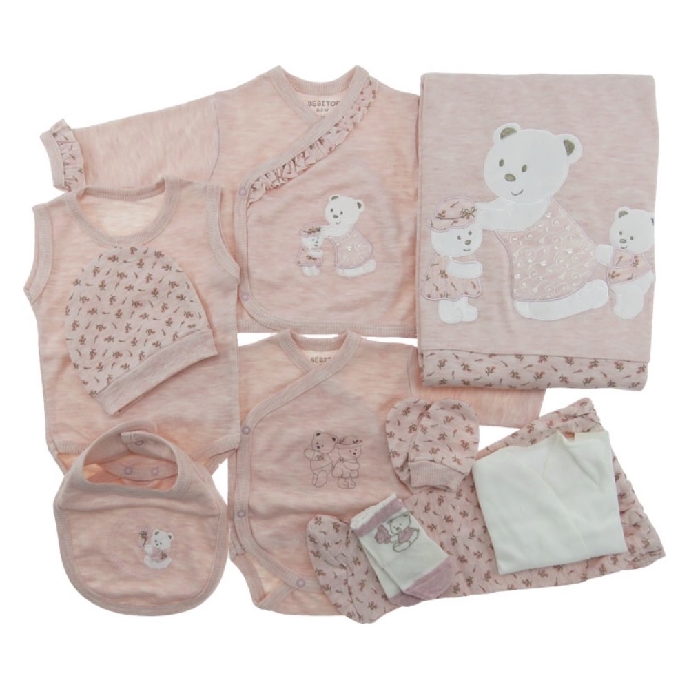 Bebitof Kız Bebek Anne Ayıcık 10 Lu Hastane Çıkışı Fiyatı