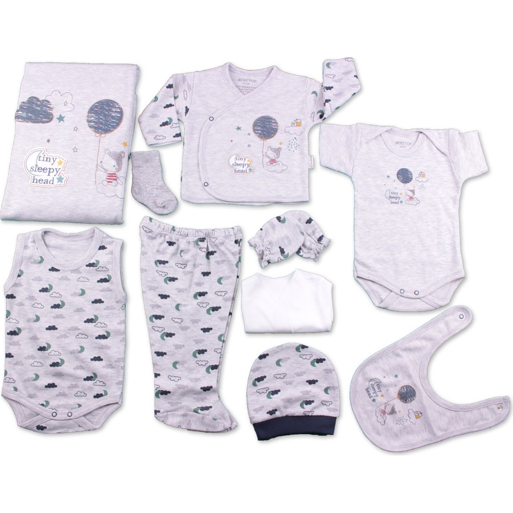 Bebitof 10’lu Zıbın Set Bebek Giyim Hastane Çıkışı Fiyatı