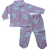 Baby World Bulut Desenli Patikli 2 Li Pijama