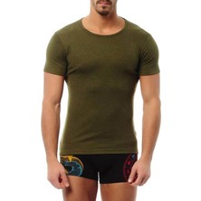 Goldenbay Kısa Kollu Bisiklet Yaka Termal T Shirt 2523