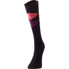 The Don Ekose Desenli Bambu Erkek Çorap Siyah