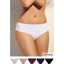 Pierre Cardin 2056 Kadın 38 Beden Classic Brief Külot 5Li Paket Külot