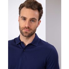 Pierre Cardin Erkek Lacivert Slim Fit Basic Polo Yaka T-Shirt 50199595-VR033