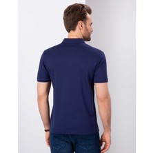 Pierre Cardin Erkek Lacivert Slim Fit Basic Polo Yaka T-Shirt 50199595-VR033