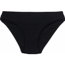 Papatya Ince Kenarlı Bayan Külot 0200 Kadın Siyah