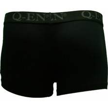 Q-En Bambu Erkek Boxer Külot 500 Siyah