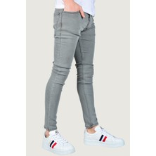 Terapi Men Erkek Likralı Kot Pantolon 9K-2100341-007 Gri