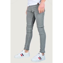 Terapi Men Erkek Likralı Kot Pantolon 9K-2100341-007 Gri