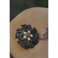 Stoneage Jewellery Rf02943 Zirkon Taşlı Bayan Broş