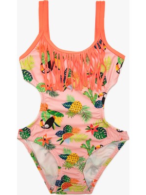 Koton Kız Çocuk Desenli Mayo