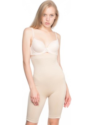 Emay 2006 Seamless Uzun Paçalı Boxeri Korsesi Ten