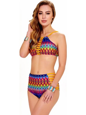 Argento Kadın Biyeli Büstiyer Bikini Takımı