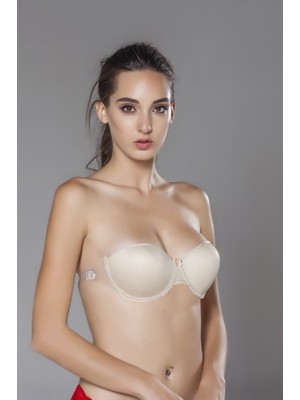 Moonlight 2136 Soft Cup Desteksiz Şeffaf Askılı Sütyen