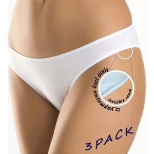 İz Yapmayan Dikişli Slip Külot 3'lü Paket 2656