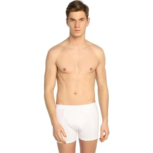 Likralı Erkek Boxer Beyaz