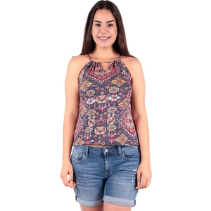 Red Hot Best Otantik Desenli Askılı Bluz
