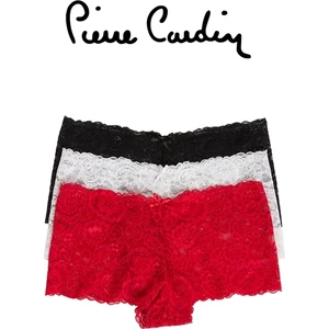 Pierre Cardin 2132 Kadın 38 Beden Dantelli 3Lü Paket Short Külot