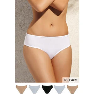 Pierre Cardin 2056 Kadın Classic Brief 5Li Paket Külot 44 Beden