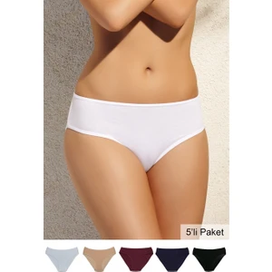 Pierre Cardin 2056 Kadın 38 Beden Classic Brief Külot 5Li Paket Külot
