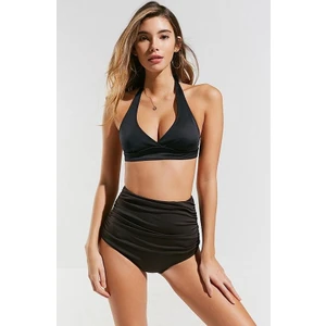 Siyah Yüksek Bel Bikini Alt