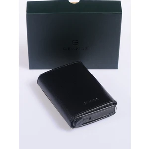 Unisex Hakiki Deri Mekanizmalı Kartlık Grerkcz725 Siyah