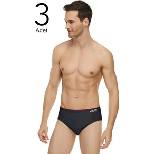 Tutku Elit 1351 Slip Kemerli Erkek Külot Siyah 3'lü