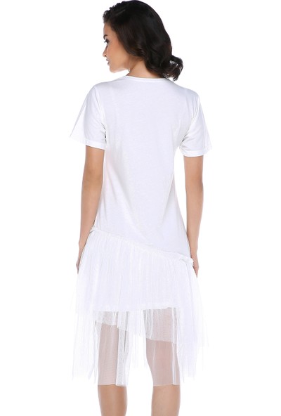 Graffin Kadın 5368 Beyaz T-Shirt