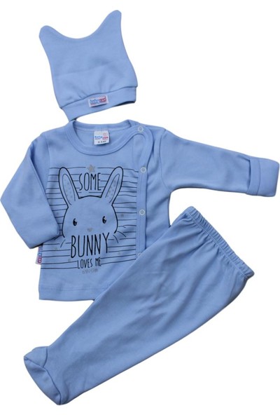 Baby World Bunny Tavşan Desenli 2'li Pijama Takımı