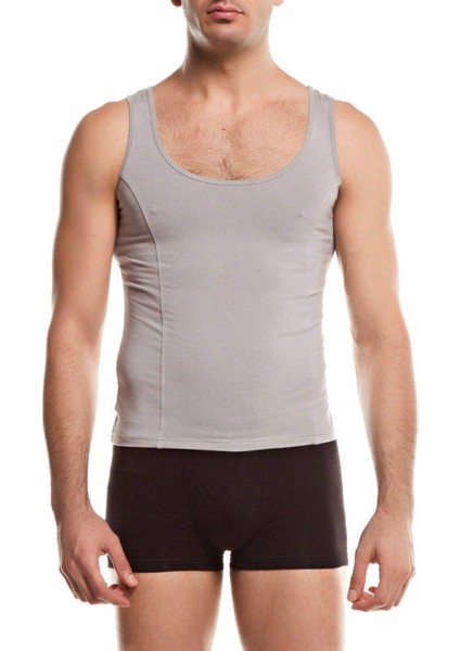 Geniş Yaka Fit Kalıp Modal Atlet 2255