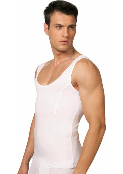Geniş Yaka Fit Kalıp Modal Atlet 2255