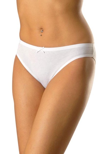 Beyaz 12'li Klasik Slip 3124-1