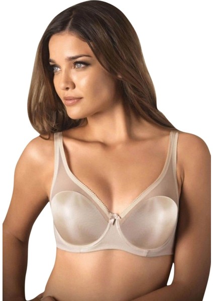 Tül Detaylı Yumuşak Kaplı Balenli Minimizer Sütyen 3592