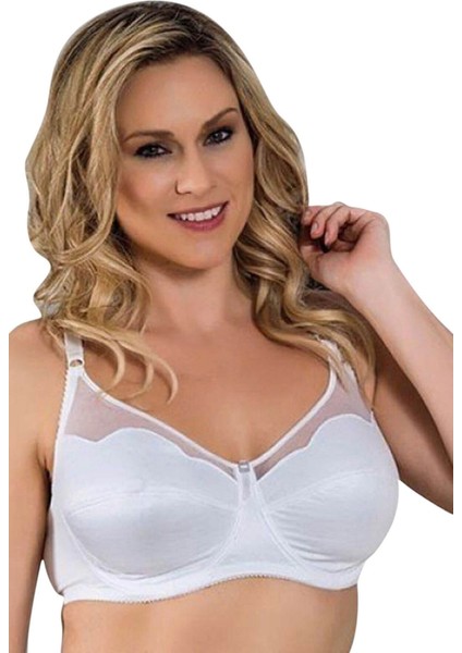 Tül Detaylı Balenli Minimizer Toparlayıcı Sütyen 3525