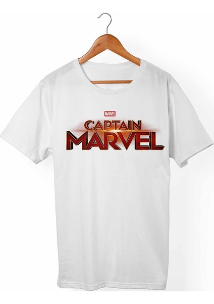 Captain America Beyaz Tişört