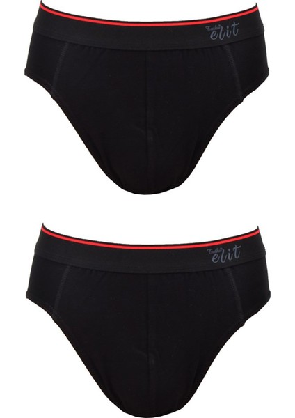 2 li Kemerli Erkek Slip Siyah