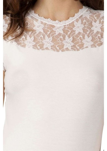 Kısa Kol Kadın Çıtçıtlı Body Beyaz fiyatları