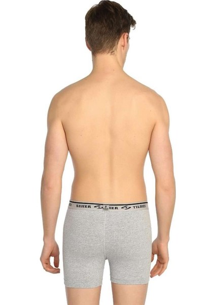 Likralı Erkek Boxer Gri modelleri