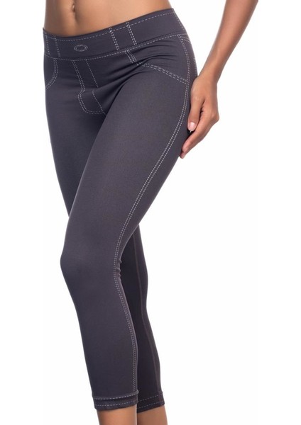 3801 Seamless Kot Pantolon Tayt Antrasit