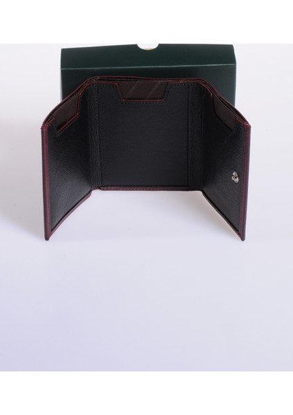 Unisex Hakiki Deri Kartlık Grerkcz724 Bordo