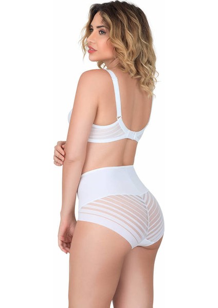 Tül Detaylı Toparlayıcı Sütyen Slip Takımı 177