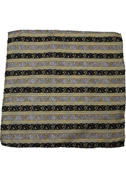 Çok li Motif Baskılı İpek Mendil SPS388