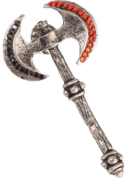 Gümüş Balta Yaka İğnesi YI256