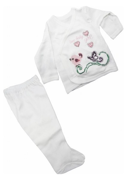 Kanaviçe Kız Bebek 10’lu Set Zıbın Set
