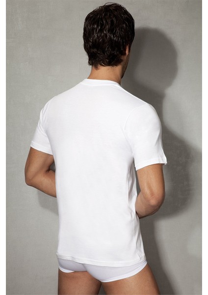 Bisiklet Yaka Erkek T-Shirt 2505 fırsatları