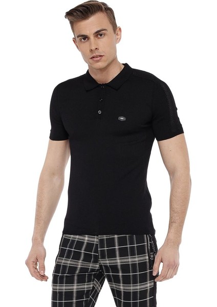 Cipo&Baxx CT517 Polo Yaka Slim Fit Siyah Erkek Triko T-Shirt fiyatları