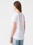 3471 Bsiklet Yaka Basic T-Shirt-Beyaz 3