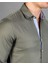 Slim Fit Spor Yeşil Erkek Gömlek 4