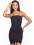 5065 Seamless Straplez Korsesi Elbise Siyah 1