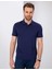 Erkek Lacivert Slim Fit Basic Polo Yaka T-Shirt 50199595-VR033 1