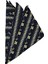 Lacivert Motif Baskı İpek Mendil SPS235 1